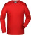 Elastické tričko s dlhým rukávom - J. Nicholson, farba - red, veľkosť - M