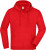 Mikina s kapucňou - J. Nicholson, farba - red, veľkosť - L