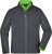 Pánska softshellová bunda - J. Nicholson, farba - iron grey/green, veľkosť - S
