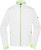 Pánska športová softshellová bunda - J. Nicholson, farba - white/bright green, veľkosť - S