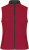 Dámska softshellová vesta, farba - red/black, veľkosť - XXL