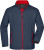 Pánska softshellová bunda - J. Nicholson, farba - iron grey/red, veľkosť - S