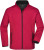 Pánska softshellová bunda - J. Nicholson, farba - red/black, veľkosť - XL