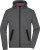 Pánska bunda s kapucňou - J. Nicholson, farba - dark melange, veľkosť - XXL
