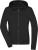 Dámska softshellová bunda s kapucňou - J. Nicholson, farba - black/black, veľkosť - XS