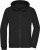 Pánska softshellová bunda s kapucňou - J. Nicholson, farba - black/black, veľkosť - XL