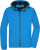 Pánska softshellová bunda s kapucňou - J. Nicholson, farba - blue/black, veľkosť - S