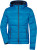 Dámska páperová bunda s kapucňou - J. Nicholson, farba - blue/navy, veľkosť - XS