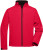 Pánska softshellová bunda - J. Nicholson, farba - red, veľkosť - S