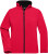 Dámska softshellová bunda - J. Nicholson, farba - red, veľkosť - XXL