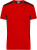 Pánske pracovné tričko - J. Nicholson, farba - red/black, veľkosť - XS