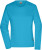 Dámske pracovné tričko s dlhým rukávom - J. Nicholson, farba - turquoise, veľkosť - XS