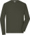 Pánske pracovné tričko s dlhým rukávom - J. Nicholson, farba - olive, veľkosť - 3XL