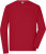 Pánske pracovné tričko s dlhým rukávom - J. Nicholson, farba - red, veľkosť - XS