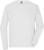 Pánske pracovné tričko s dlhým rukávom - J. Nicholson, farba - white, veľkosť - XS