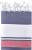 Plážová deka - J. Nicholson, farba - navy/red white, veľkosť - One Size
