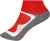 Športové krátke ponožky - J. Nicholson, farba - red, veľkosť - 35-38
