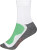Športové ponožky - J. Nicholson, farba - white/green, veľkosť - 35-38
