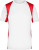 Pánske tričko na behanie - J. Nicholson, farba - white/red, veľkosť - XXL
