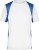Pánske tričko na behanie, farba - white/royal, veľkosť - S