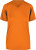 Dámske bežecké tričko - J. Nicholson, farba - orange/black, veľkosť - XS