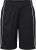 Detské tímové šortky - J. Nicholson, farba - black/white, veľkosť - XL
