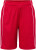 Detské tímové šortky - J. Nicholson, farba - red/white, veľkosť - XS