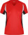 Dámske bežecké tričko - J. Nicholson, farba - red/black, veľkosť - S