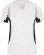 Dámske bežecké tričko - J. Nicholson, farba - white/black, veľkosť - S