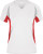 Dámske bežecké tričko - J. Nicholson, farba - white/red, veľkosť - L