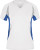 Dámske bežecké tričko - J. Nicholson, farba - white/royal, veľkosť - XL