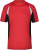 Pánske bežecké tričko - J. Nicholson, farba - red/black, veľkosť - S