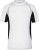 Pánske bežecké tričko - J. Nicholson, farba - white/black, veľkosť - S