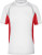 Pánske bežecké tričko - J. Nicholson, farba - white/red, veľkosť - S