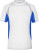 Pánske bežecké tričko - J. Nicholson, farba - white/royal, veľkosť - S