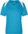 Dámske bežecké tričko - J. Nicholson, farba - turquoise/white, veľkosť - XL
