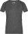 Dámske športové tričko - J. Nicholson, farba - black melange/black, veľkosť - XS