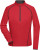 Dámske športové tričko s dlhým rukávom - J. Nicholson, farba - red melange/titan, veľkosť - S