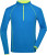 Pánske športové tričko s dlhým rukávom, farba - bright blue/bright yellow, veľkosť - L