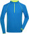 Pánske športové tričko s dlhým rukávom - J. Nicholson, farba - bright blue/bright yellow, veľkosť - XXL