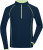 Pánske športové tričko s dlhým rukávom, farba - navy/bright yellow, veľkosť - XXL