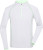 Pánske športové tričko s dlhým rukávom - J. Nicholson, farba - white/bright green, veľkosť - S
