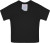 Mini tričko - J. Nicholson, farba - čierna, veľkosť - One Size