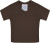 Mini tričko - J. Nicholson, farba - brown, veľkosť - One Size