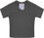 Mini tričko - J. Nicholson, farba - dark grey, veľkosť - One Size