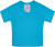 Mini tričko - J. Nicholson, farba - turquoise, veľkosť - One Size