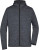 Pánska bunda s kapucňou - J. Nicholson, farba - dark melange/black, veľkosť - XL