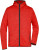 Pánska bunda s kapucňou - J. Nicholson, farba - red melange/black, veľkosť - S