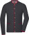Pánska tradičná bunda - J. Nicholson, farba - anthracite melange/red/red, veľkosť - S