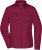 Dámska košeľa s dlhými rukávmi - J. Nicholson, farba - wine, veľkosť - XL